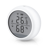 Home-locking WiFi temperatuur/vochtmeter met bediening via Smart Life APP werkt met Alexa en Google spraaksturing. T-2053