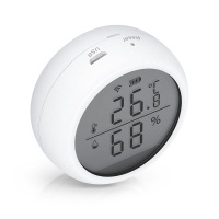 Home-locking WiFi temperatuur/vochtmeter met bediening via Smart Life APP werkt met Alexa en Google spraaksturing. T-2053