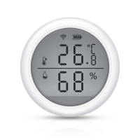 Home-locking WiFi temperatuur/vochtmeter met bediening via Smart Life APP werkt met Alexa en Google spraaksturing. T-2053