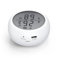 Home-locking WiFi temperatuur/vochtmeter met bediening via Smart Life APP werkt met Alexa en Google spraaksturing. T-2053