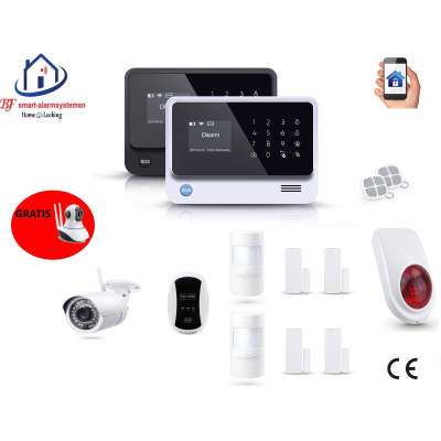 Home-Locking draadloos smart alarmsysteem wifi,gprs,sms set 12 AC-05