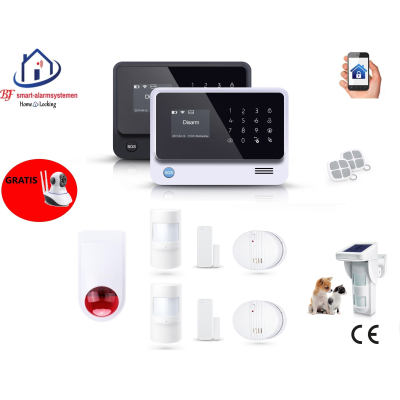 Home-Locking draadloos smart alarmsysteem wifi,gprs,sms set 13 AC-05