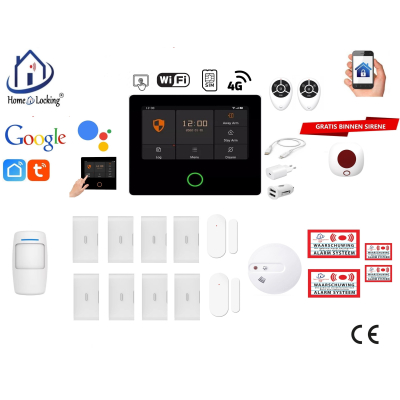 Draadloos smart alarmsysteem wifi,gprs,sms ST-01A. set 73