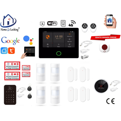 Draadloos smart alarmsysteem wifi,gprs,sms ST-01A set 20. Draadloos smart alarmsysteem wifi,gprs,sms ST-01A set 20.