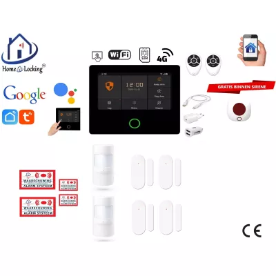 Draadloos smart alarmsysteem wifi,gprs,sms ST-01A set 25. Draadloos smart alarmsysteem wifi,gprs,sms ST-01A set 25.