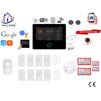 Draadloos smart alarmsysteem wifi,gprs,sms ST-01A. set 73