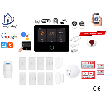 Draadloos smart alarmsysteem wifi,gprs,sms ST-01A. set 73