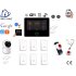 Draadloos smart alarmsysteem wifi,gprs,sms ST-01A set 76