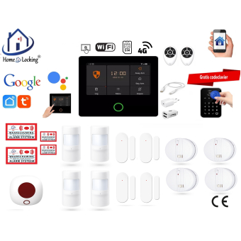 Draadloos smart alarmsysteem wifi,gprs,sms ST-01A set 9.