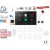  Wifi,gprs,sms alarmsysteem met 7" scherm en 8 bedrade zones. ST01B-70