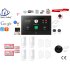  Wifi,gprs,sms alarmsysteem met 7" scherm en 8 bedrade zones. ST01B set 24