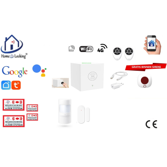 Home-locking wifi Google assistant beveiligingsbox voor alarm detectoren. ST01C