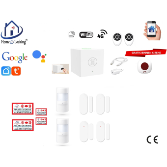 Home-locking wifi Google assistant beveiligingsbox voor alarm detectoren. ST01C-25