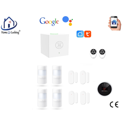 Home-locking wifi Google assistant beveiligingsbox voor alarm detectoren. ST01C-24