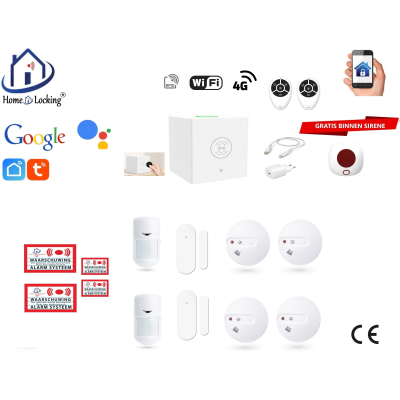 Home-locking wifi Google assistant beveiligingsbox voor alarm detectoren. ST01C-18