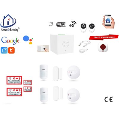 Home-locking wifi Google assistant beveiligingsbox voor alarm detectoren. ST01C-19