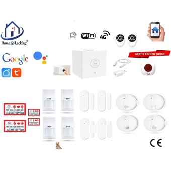 Home-locking wifi Google assistant beveiligingsbox voor alarm detectoren. ST01C-2