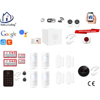 Home-locking wifi Google assistant beveiligingsbox voor alarm detectoren. ST01C-20