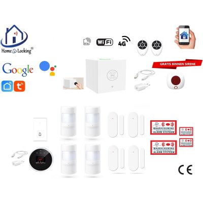 Home-locking wifi Google assistant beveiligingsbox voor alarm detectoren. ST01C-23