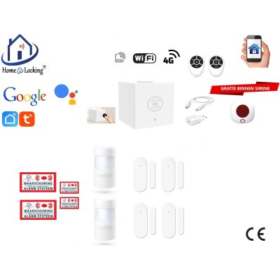 Home-locking wifi Google assistant beveiligingsbox voor alarm detectoren. ST01C-25