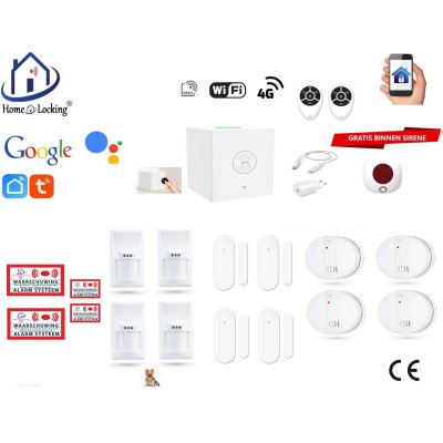 Home-locking wifi Google assistant beveiligingsbox voor alarm detectoren. ST01C-50