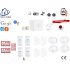 Home-locking wifi Google assistant beveiligingsbox voor alarm detectoren. ST01C-50