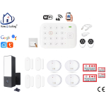 Draadloos smart alarmsysteem wifi met RFID in en uitschakelen. ST01D-36