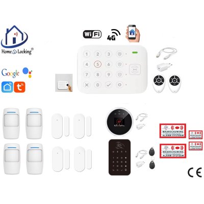 Draadloos smart alarmsysteem wifi met RFID in en uitschakelen. ST01D-20
