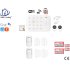 Draadloos smart alarmsysteem wifi met RFID in en uitschakelen. ST01D-25