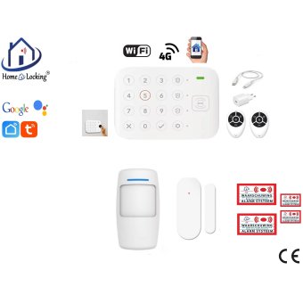 Draadloos smart alarmsysteem wifi met RFID in en uitschakelen. ST01D
