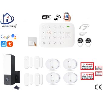 Draadloos smart alarmsysteem wifi met RFID in en uitschakelen. ST01D-36