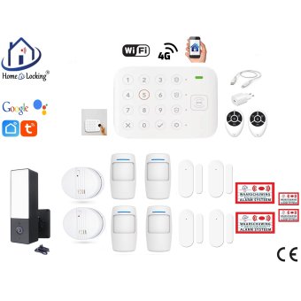 Draadloos smart alarmsysteem wifi met RFID in en uitschakelen. ST01D-39