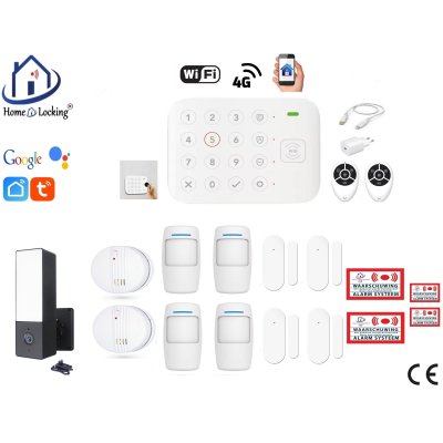 Draadloos smart alarmsysteem wifi met RFID in en uitschakelen. ST01D-39
