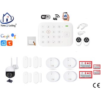Draadloos smart alarmsysteem wifi met RFID in en uitschakelen. ST01D-61