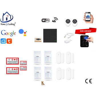 Home-locking wifi Google assistant beveiligingsbox voor alarm detectoren. ST-01P set 52