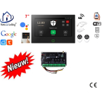  Wifi,gprs,sms alarmsysteem met 7" scherm en omzetter bedraad naar draadloos. ST01B-OMZ2