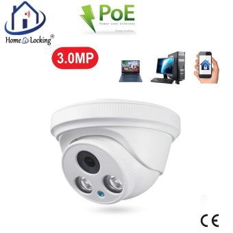 Home-Locking ip-camera dome (PVC) met bewegingsdetectie en SONY ship POE 3.0MP. C-1223