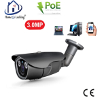 Home-Locking ip-camera met bewegingsdetectie en SONY ship POE 3.0MP (zwart) C-501