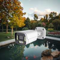 Home-Locking IP-camera PoE met bewegingsdetectie + microfoon Full Color Night Vision 5.0MP. C-1271