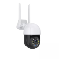 Draadloos WIFI PTZ IP-camera 3.0MP met bediening via Smart Life APP werkt met Alexa en Google spraaksturing T-2026