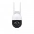 Draadloos WIFI PTZ IP-camera 3.0MP met bediening via Smart Life APP werkt met Alexa en Google spraaksturing T-2026