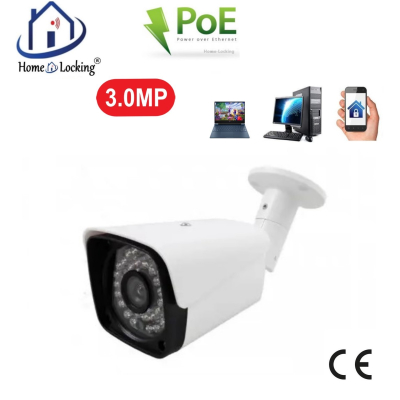 Home-Locking ip-camera met bewegingsdetectie en SONY ship POE 3.0MP. C-1261 Home-Locking ip-camera met bewegingsdetectie en SONY ship POE 3.0MP. C-1261