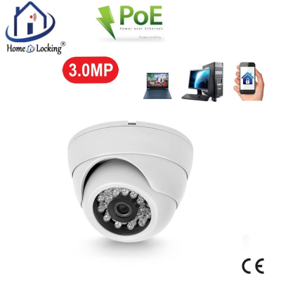 Home-Locking ip-camera dome (PVC) met bewegingsdetectie 3.0MP. C-504 Home-Locking ip-camera dome (PVC) met bewegingsdetectie 3.0MP. C-504