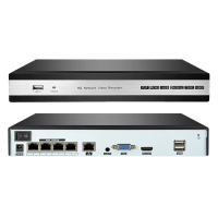 Home-Locking NVR 4CH 1944P-H265  5.0MP 4 uitgangen POE CN-522