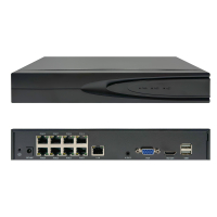 Home-Locking camerasysteem met bewegingsdetectie en NVR 8ch 8.0MP H265 POE met 4 dome camera's 2160P 8.0MP. CS-4-1600KL