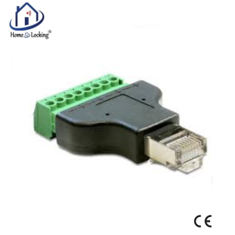 Home-Locking RJ45 man schroef aansluiting RJ-647