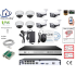 Home-Locking camerasysteem met bewegingsdetectie en NVR 5.0MP H.265 POE en 4 dome en 4 bullet camera's 3.0MP CS-8-1445D