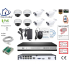 Home-Locking camerasysteem met bewegingsdetectie en NVR 5.0MP H.265 POE en 4 dome en 4 bullet camera's 3.0MP CS-8-1447D