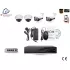 Home-Locking camerasysteem met bewegingsdetectie en NVR 3.0MP H.265 POE en 2 dome en 2 bullet camera's 3.0MP CS-4-1445SD