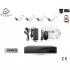 Home-Locking camerasysteem met bewegingsdetectie en NVR 3.0MP H265 POE en 4 bullet camera's 3.0MP CS-4-486SD